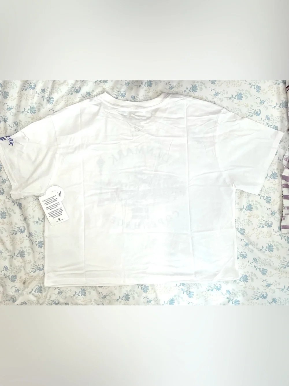 Denmark Copenhagen White Graphic Short-Sleeve Tee